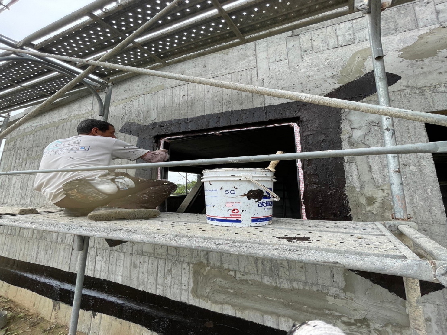 台南善化獨棟住宅 外牆防水工程