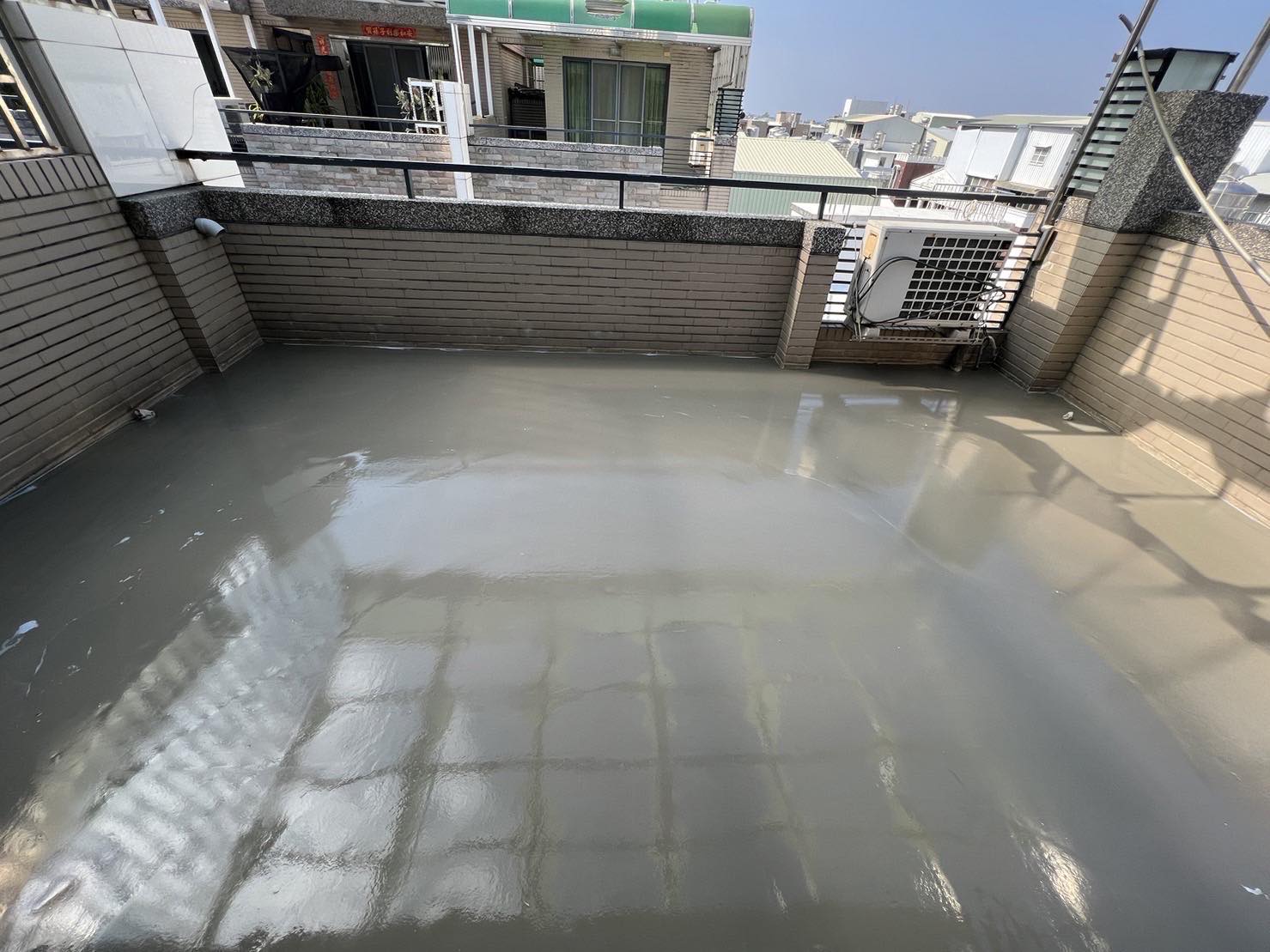 台南透天屋頂  PU防水工程工程