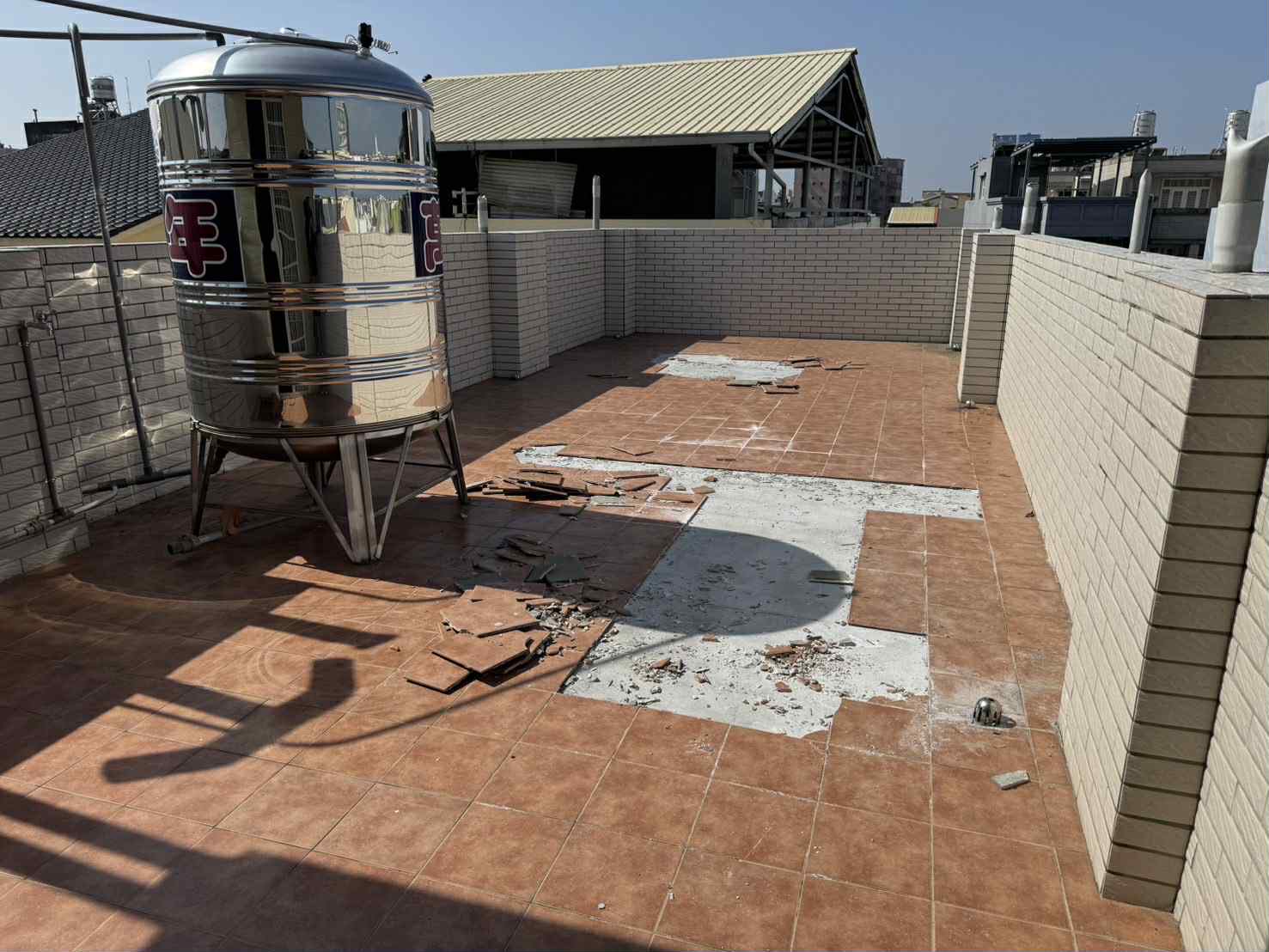 台南透天屋頂PU防水工程