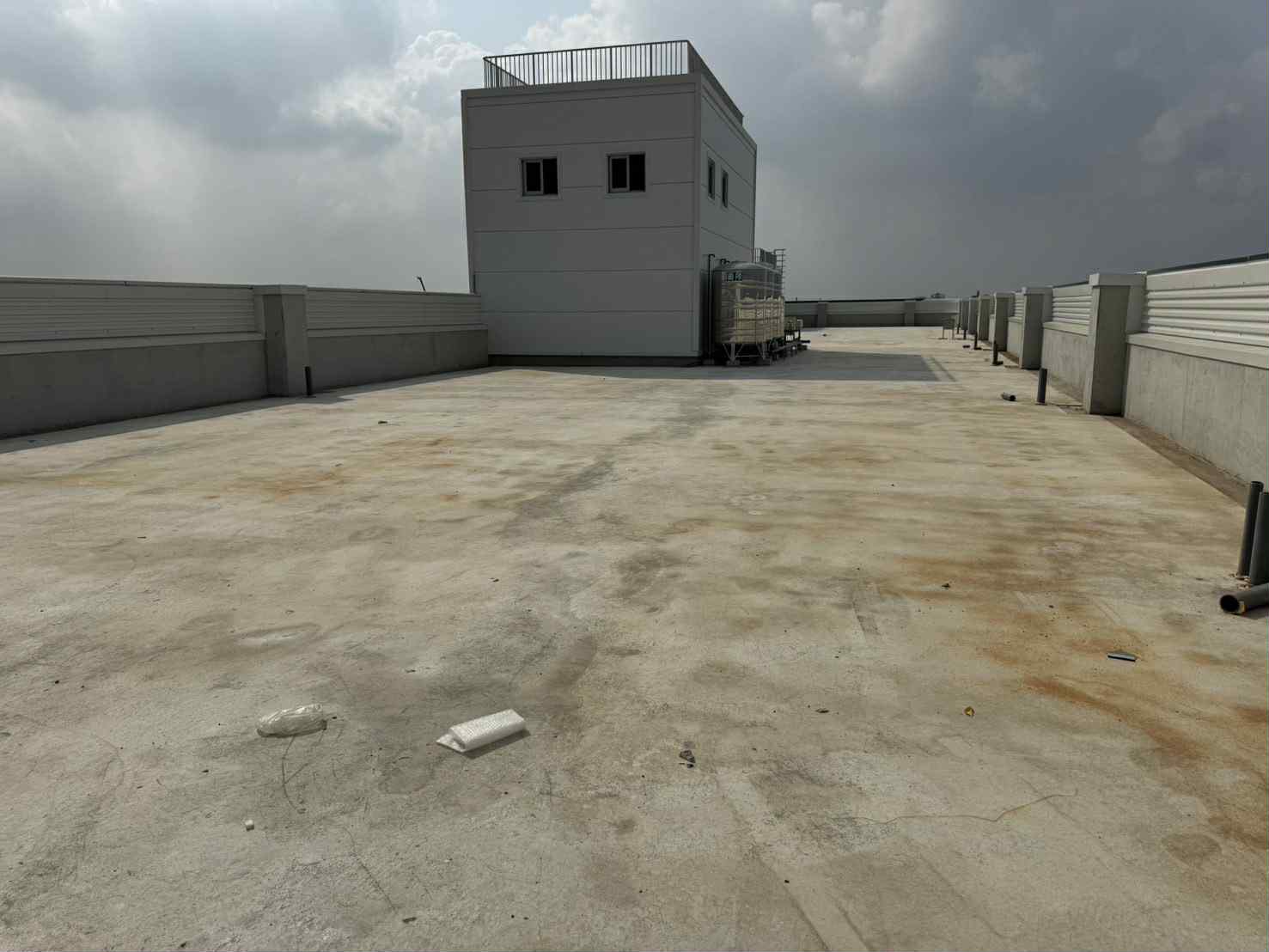台南麻豆廠房屋頂PU防水地坪