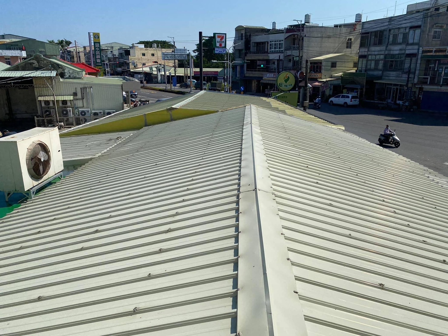 台南鹽水農會-屋頂浪板漆面翻新