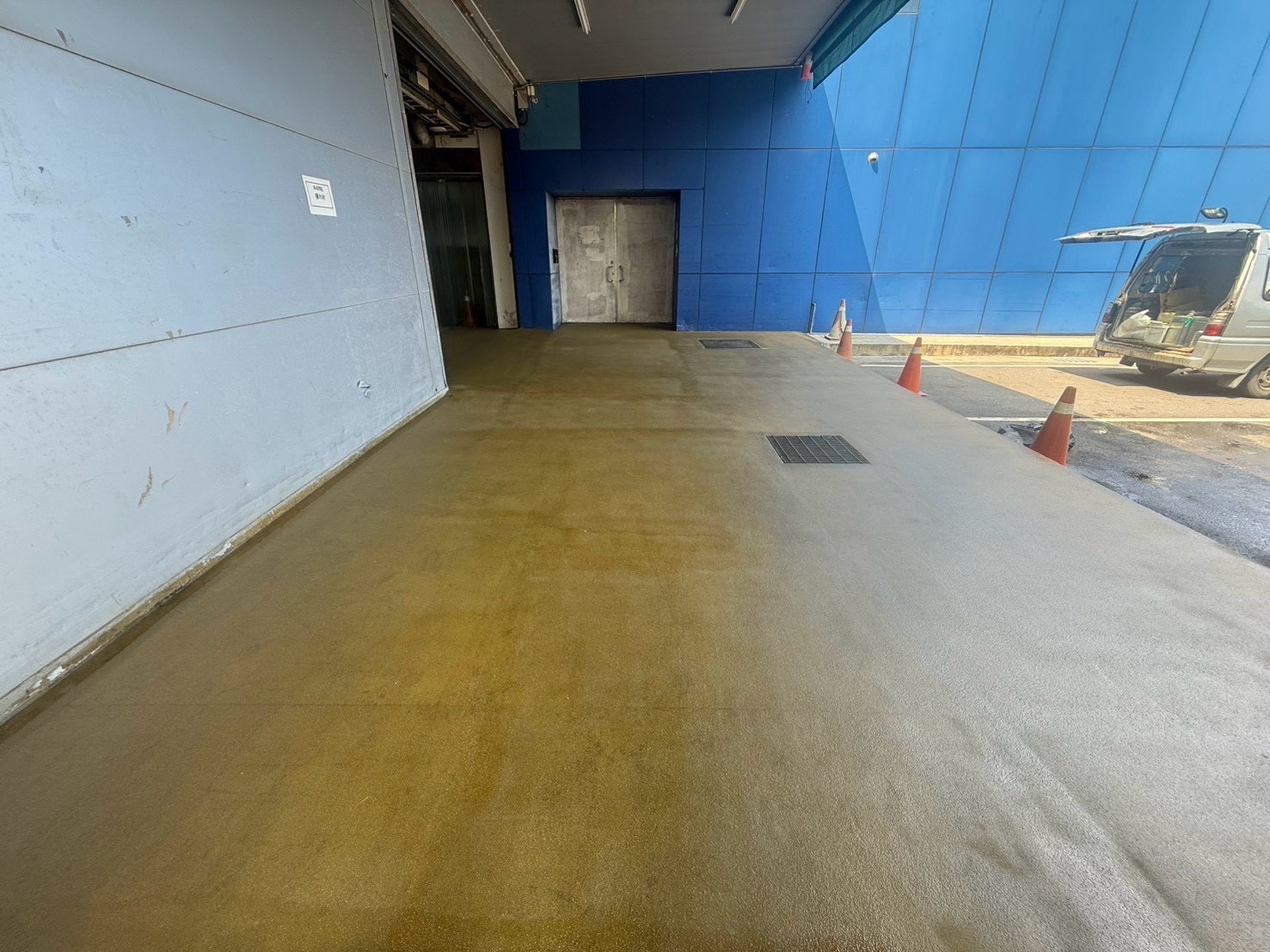 南科廠房碼頭區止滑型EPOXY地坪
