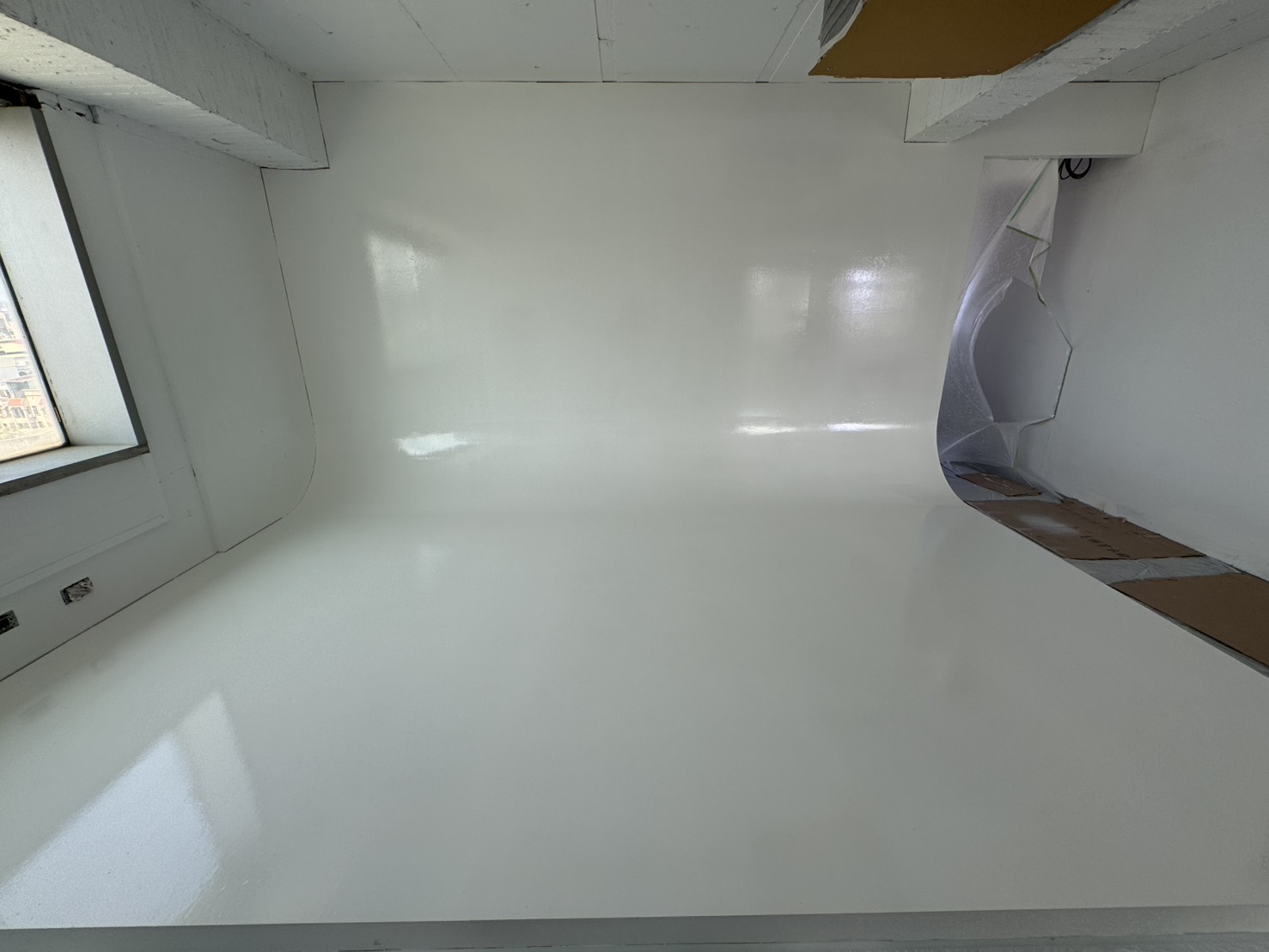 台南南華街平面攝影牆EPOXY消光面