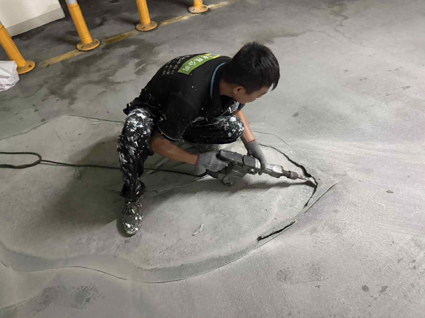 台南新營太子峰雲EPOXY地坪修補 | 晉躍有限公司EPOXY