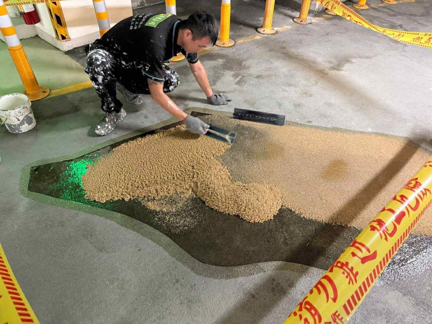 台南新營太子峰雲EPOXY地坪修補 | 晉躍有限公司EPOXY