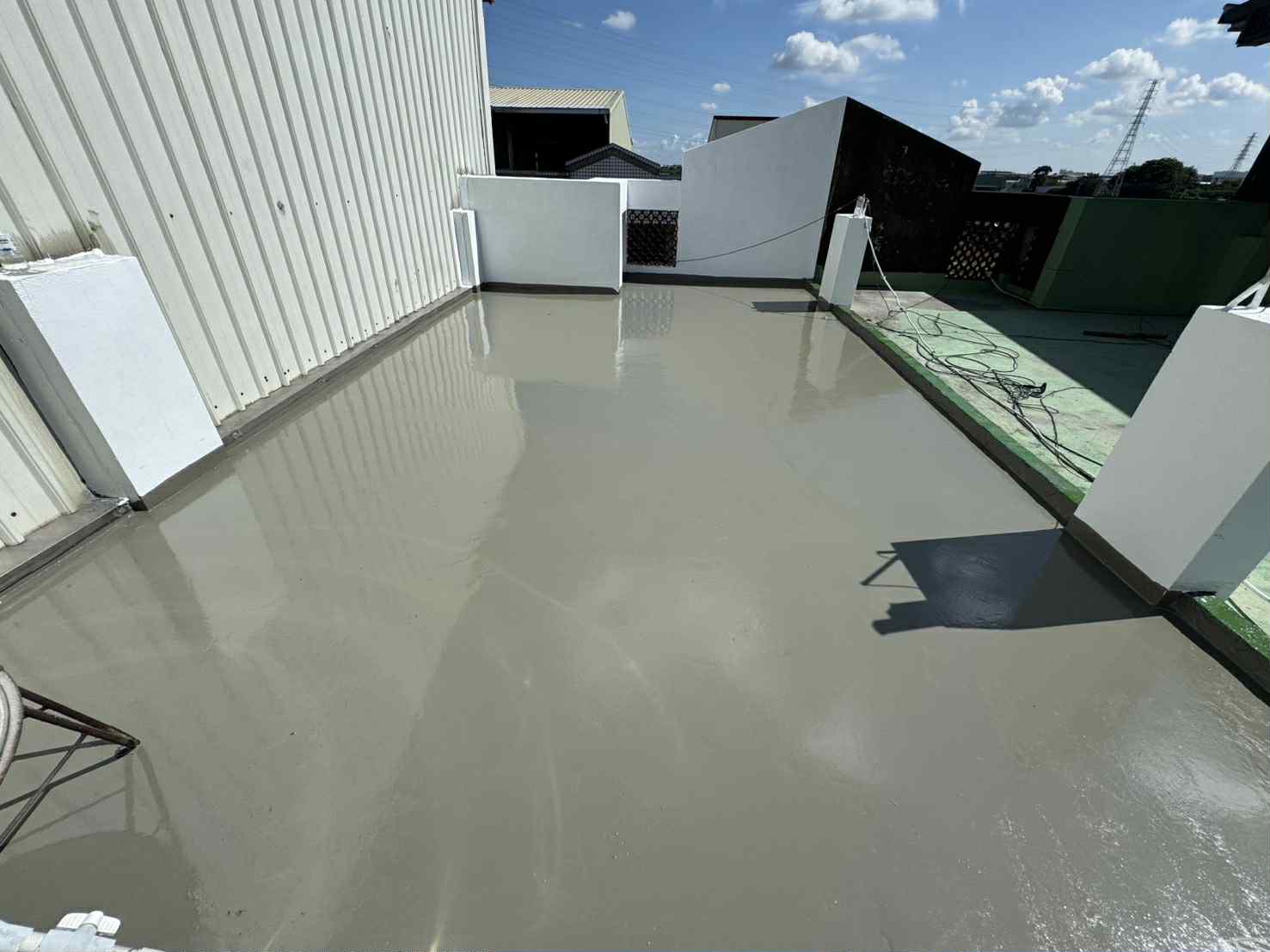 台南透天屋頂 PU防水工程