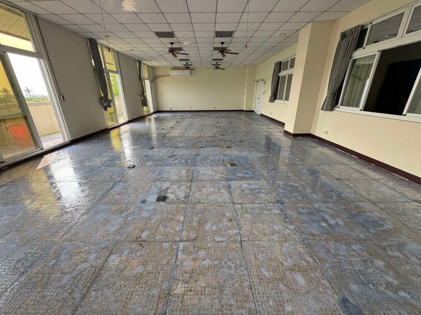 嘉義縣消防局 樹脂砂漿耐磨地坪