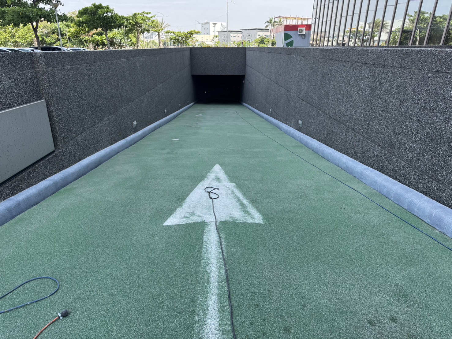 台南安南科工區 車道翻新EPOXY止滑工程