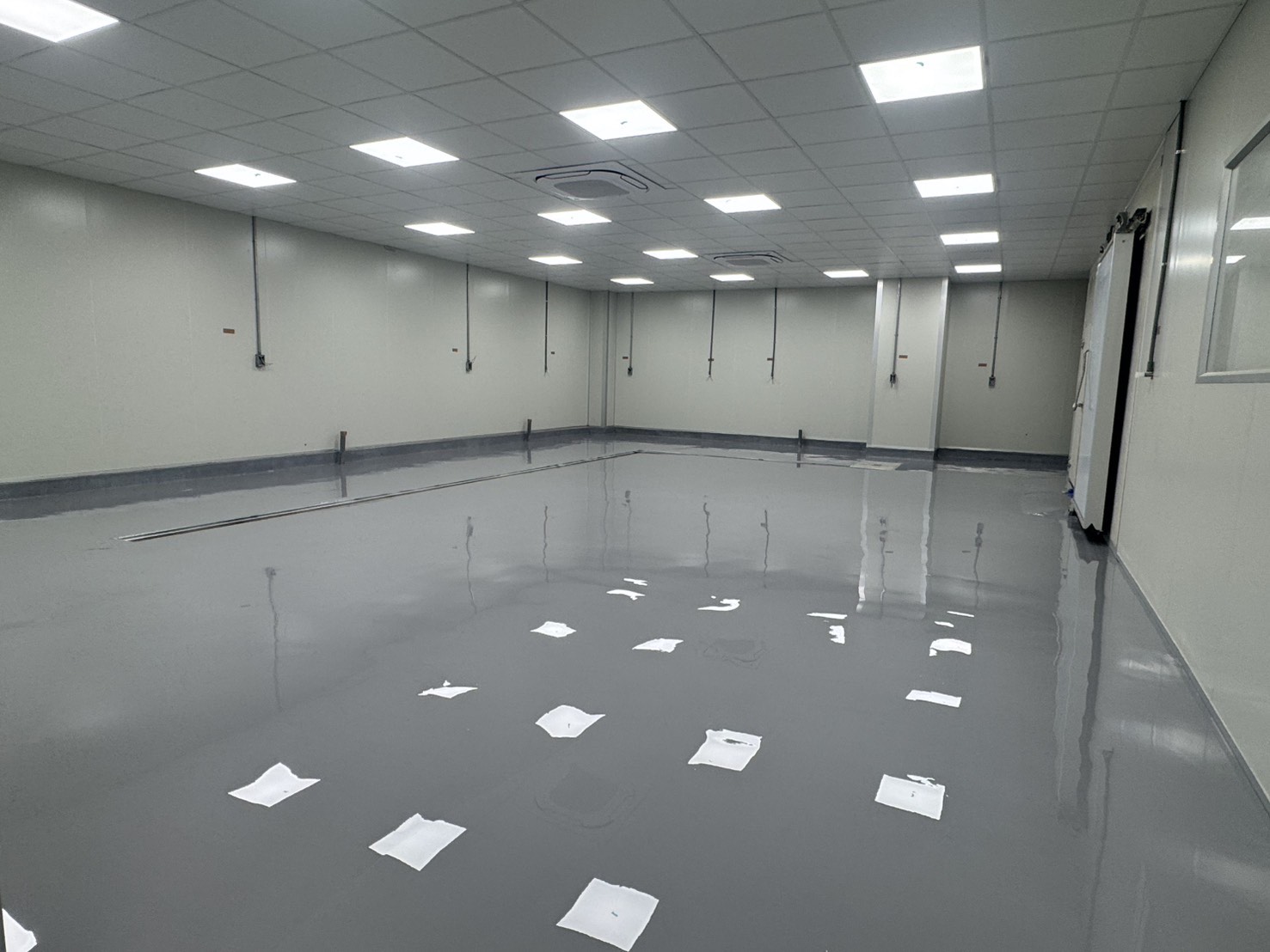 彰化員林 好果食品廠 流展型EPOXY地坪