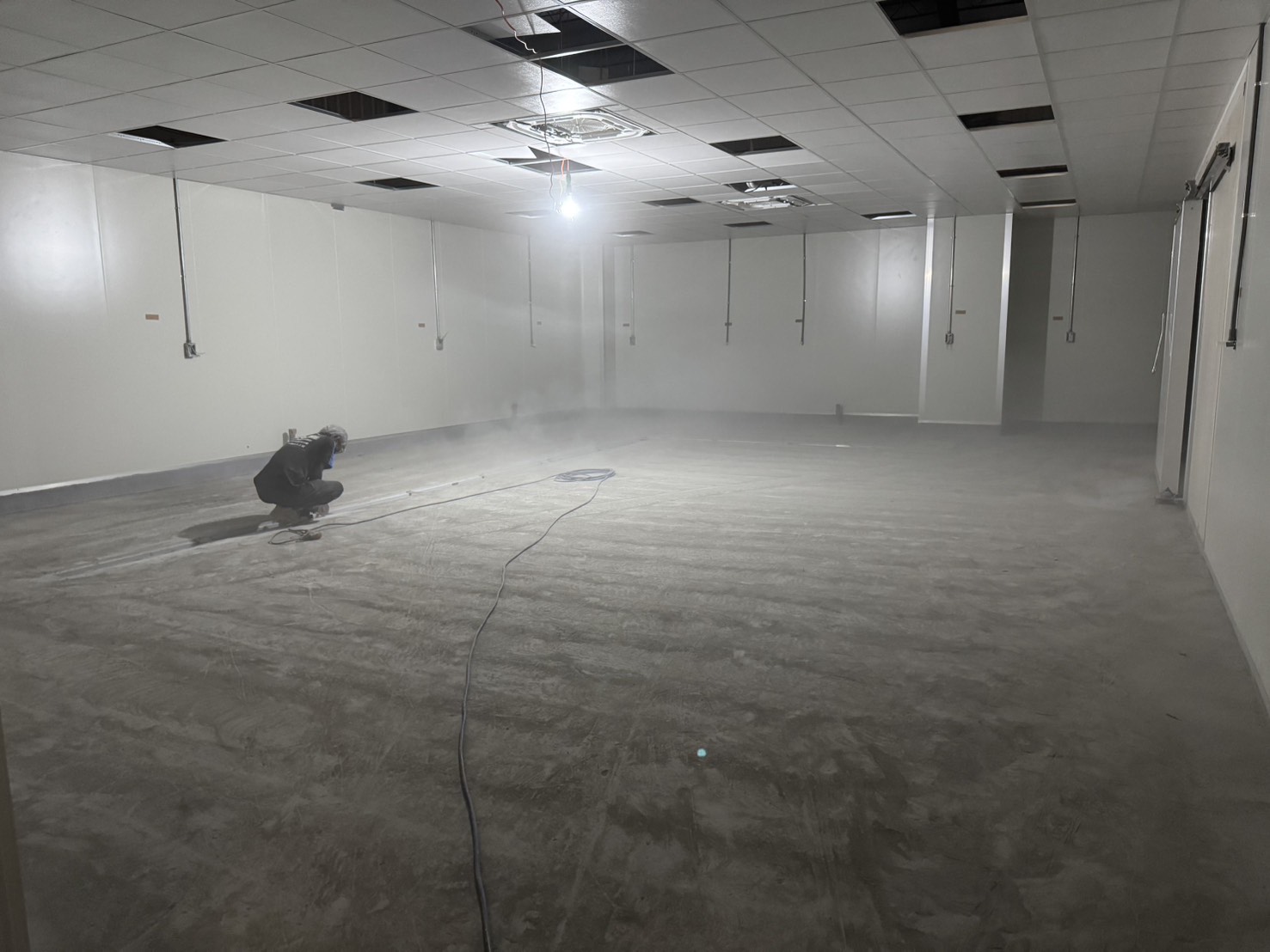彰化員林 好果食品廠 流展型EPOXY地坪