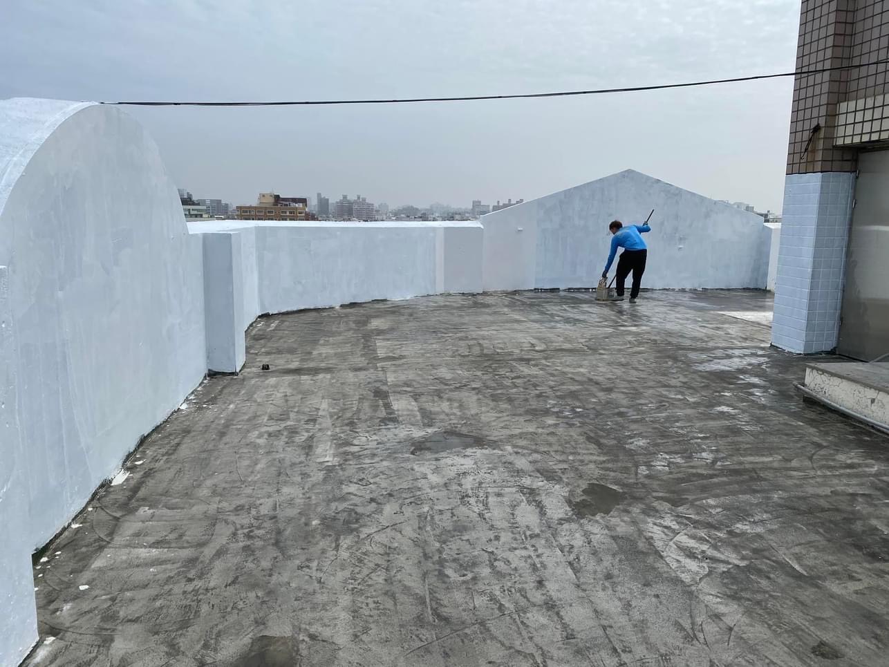台南荷蘭大樓-PU防水屋頂工程