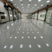 台南新營工業區廠房 流展型EPOXY塗裝地坪