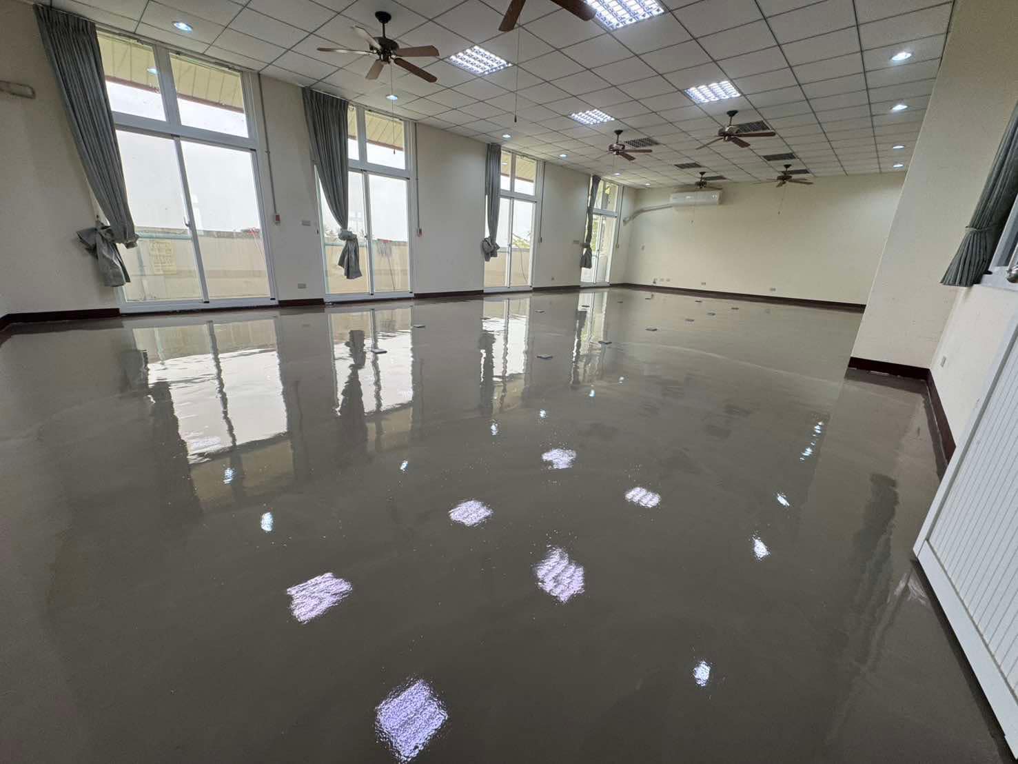 嘉義縣消防局 樹脂砂漿耐磨地坪